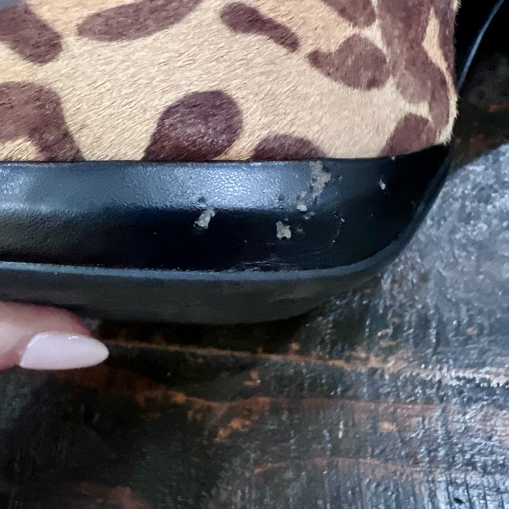 Calvin Klein Collection Leopard Print Ankle Booties - Picture 7 of 10
